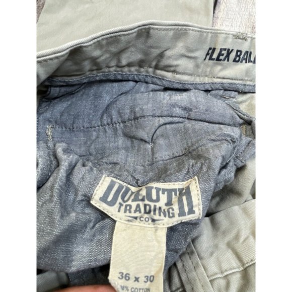Duluth Trading Men 36 x 30 Flex Ballroom Khakis Pants Beige Chino Work Casual - Picture 6 of 7